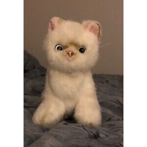 Russ Yomiko 8" Kitten plush stuffed toy, K-86 #7910, RARE VINTAGE